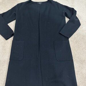 J Crew Juliette Collarless Sweater Blazer